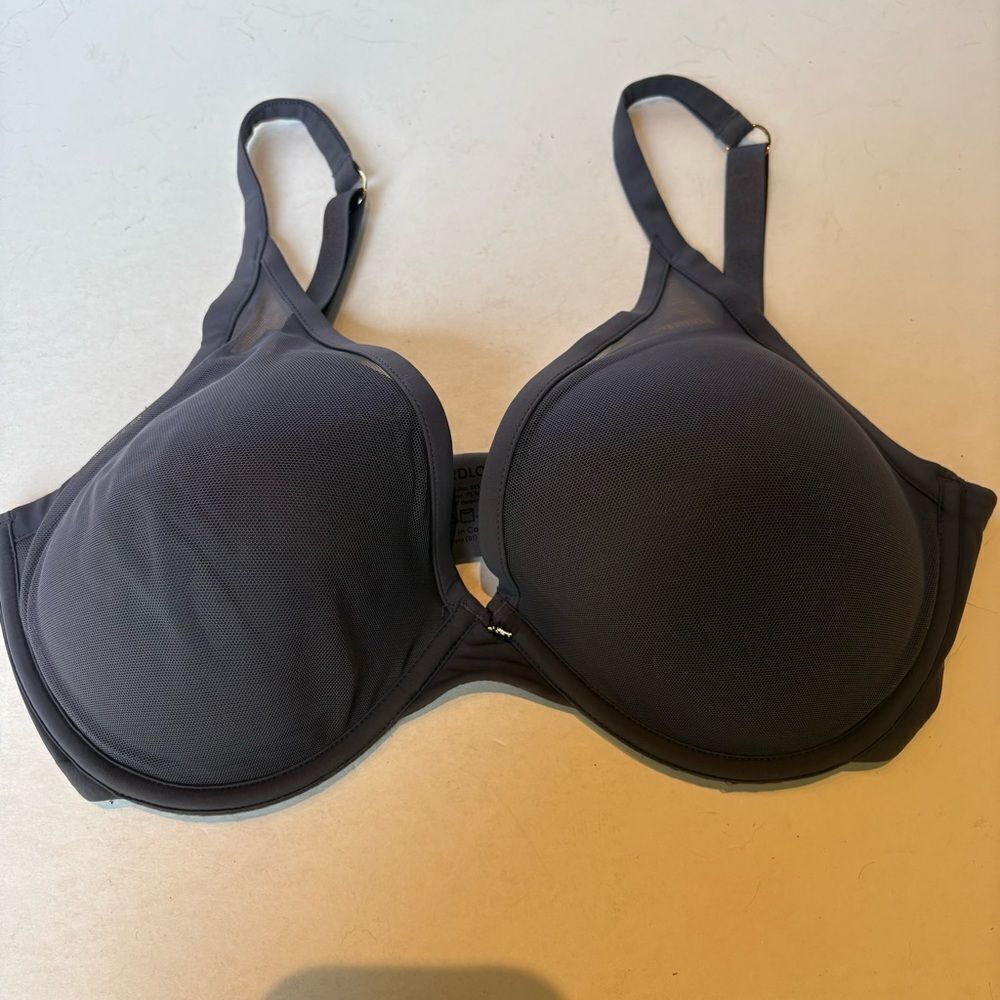 Third Love 24/7 Classic Contour Women's Plunge Bra Steel Blue Size 34E